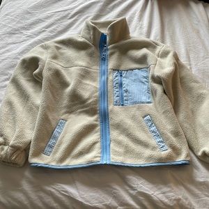 Sandy Liang x Target fleece gingham jacket